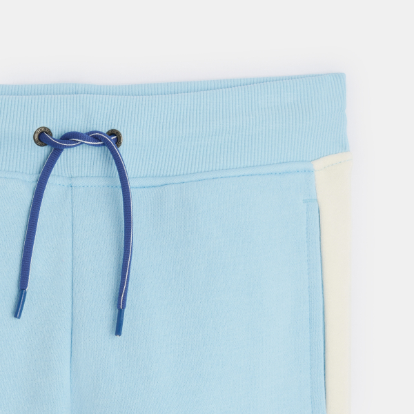 بنطال رياضي للركض، بلونين من الصوف، باللون الأزرق للأولاد